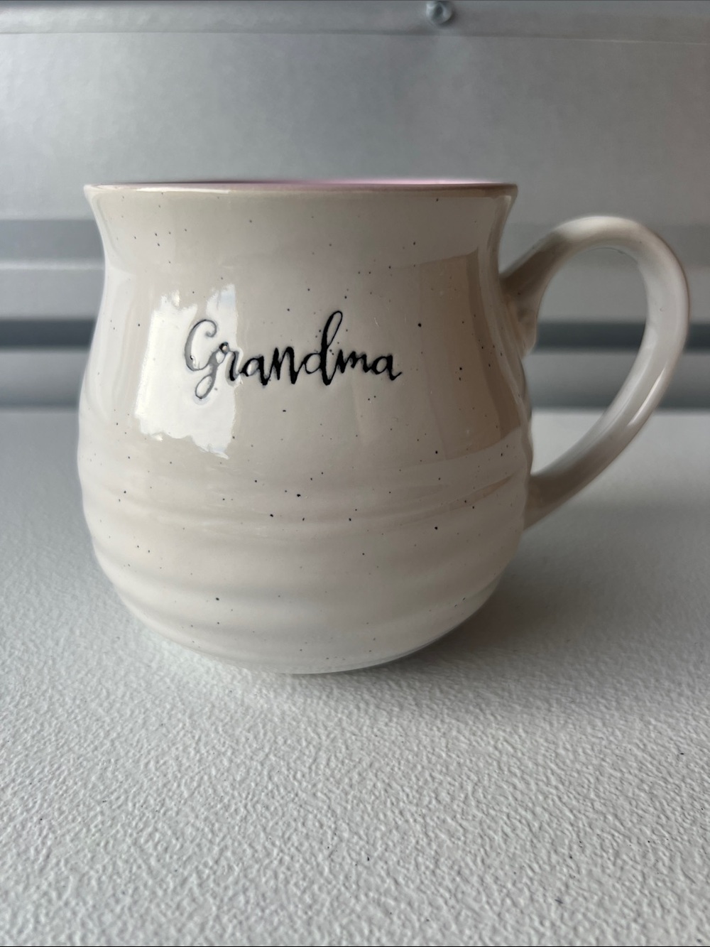 Grandma Ceramic Mug in Cream coffee tea stoneware z13